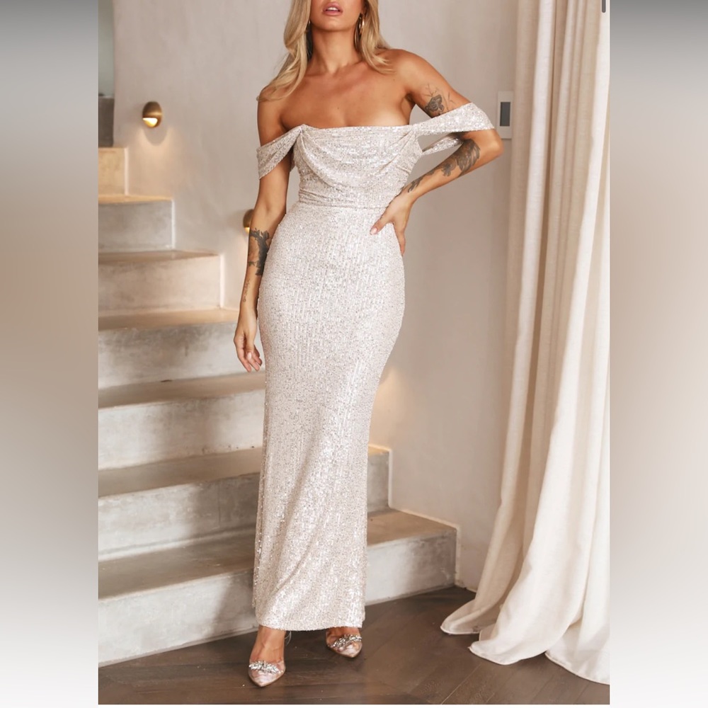 Hello Molly sequin dress XS NWT